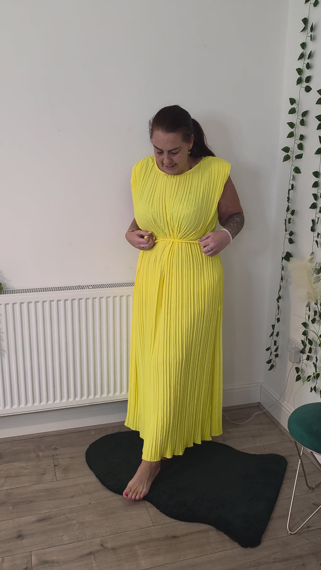 Porsha Pleated Dress