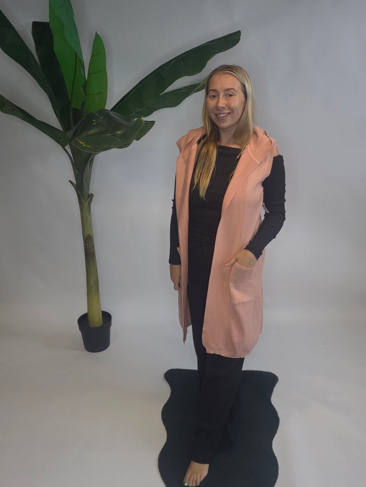Hooded Knit Bodywarmer