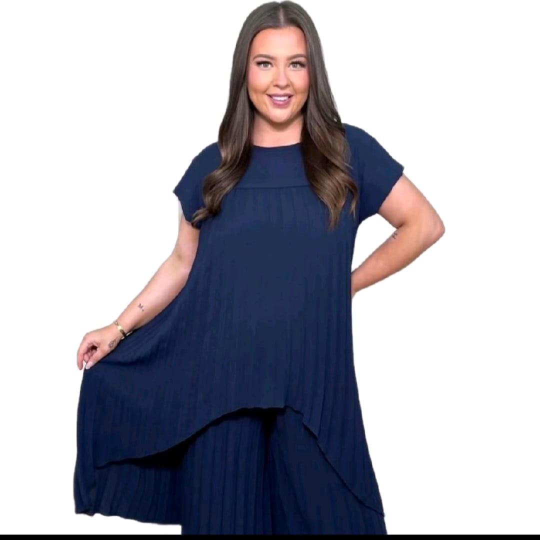 Cazza Pleated Set