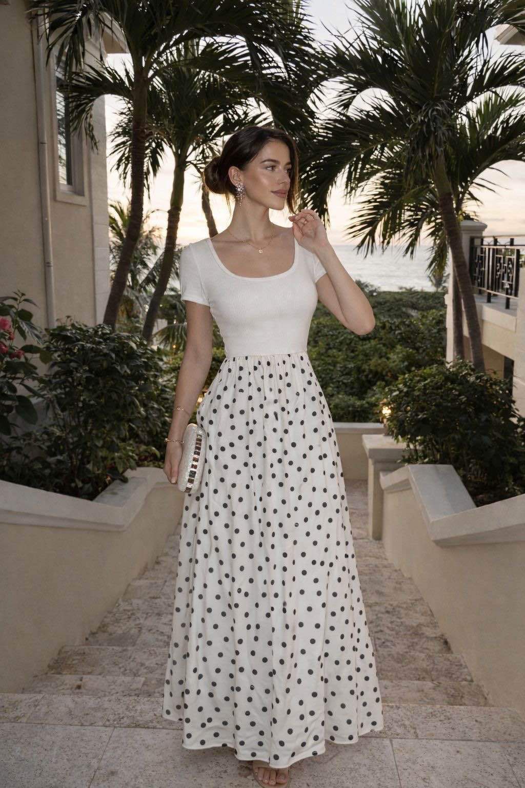 Dotty Maxi Dress