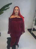 Ruffle Sleeve Blouse