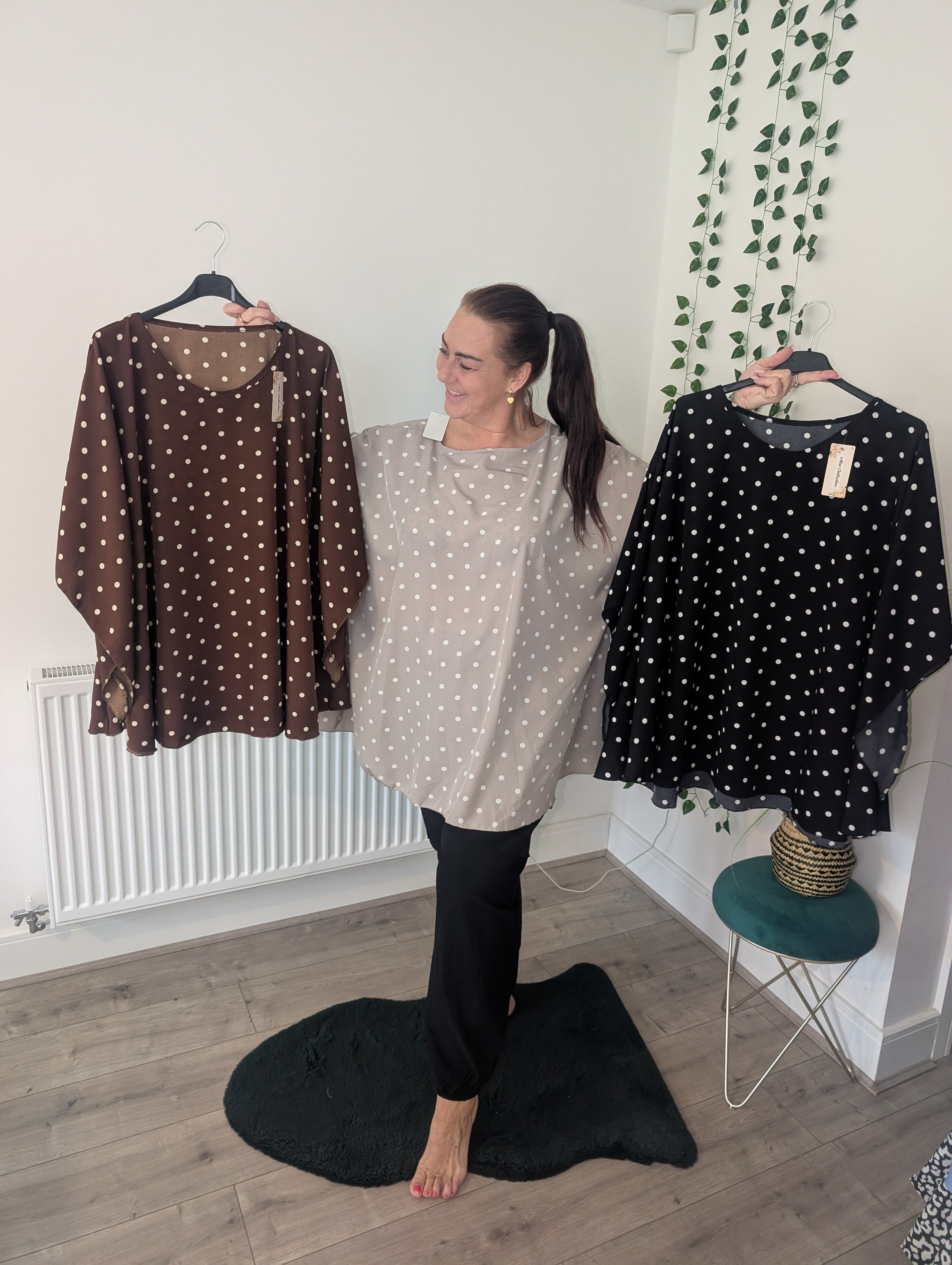 Polly Polka Dot Top