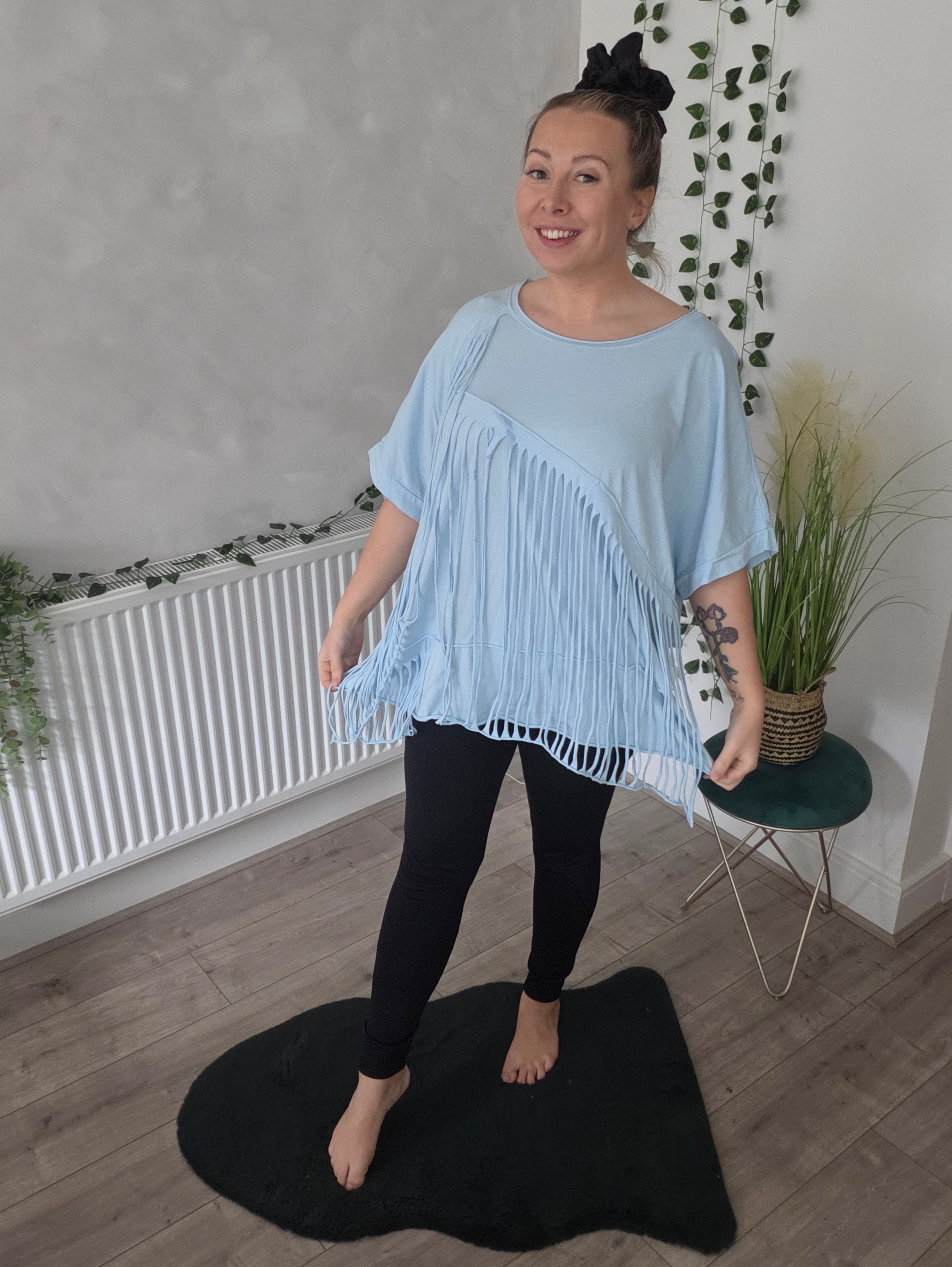 Kara Distressed Top