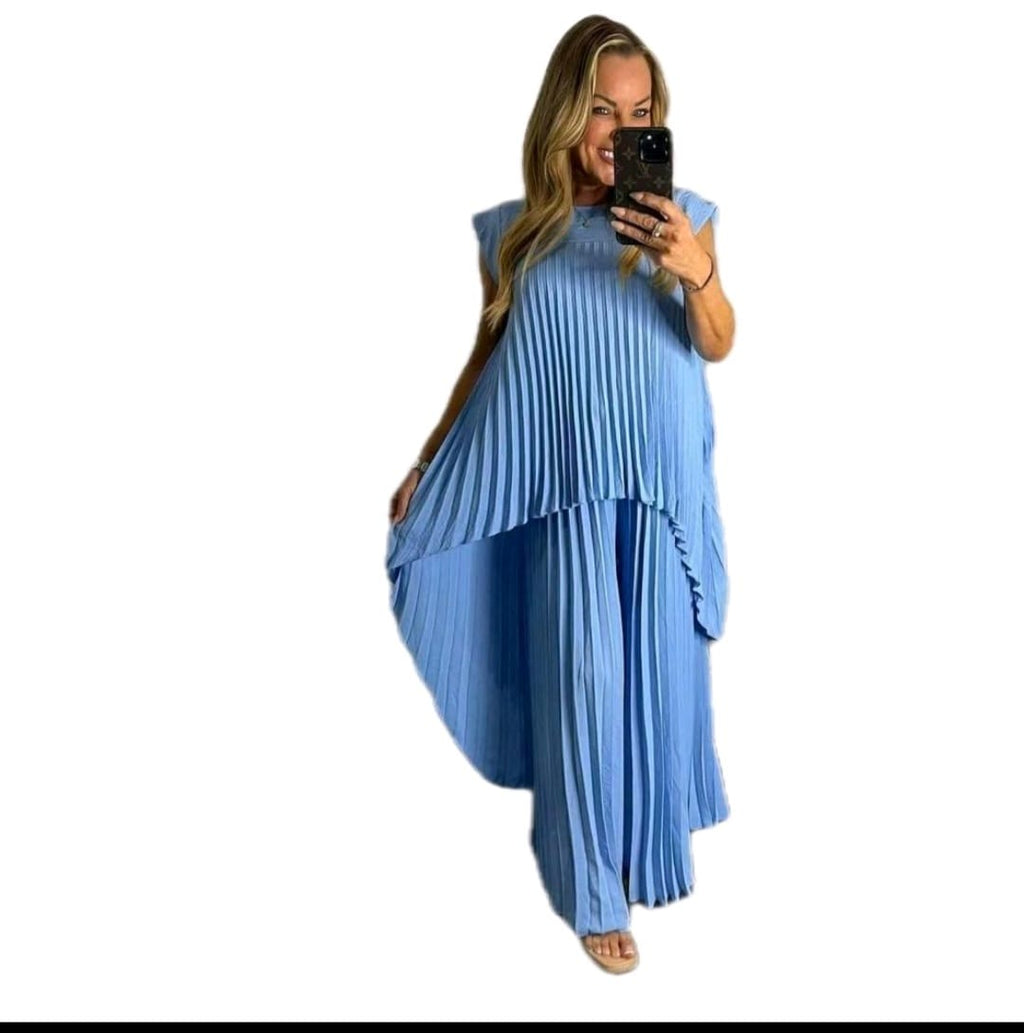 Cazza Pleated Set
