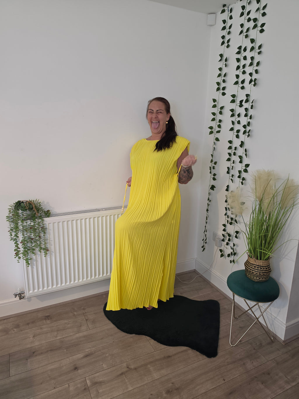 Porsha Pleated Dress