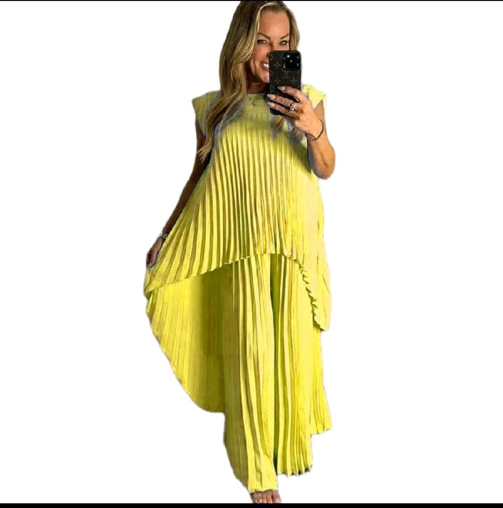 Cazza Pleated Set
