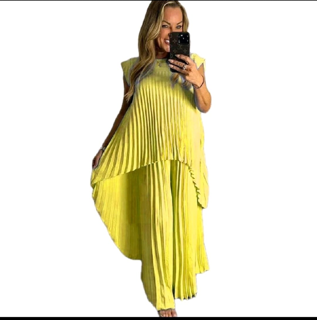 Cazza Pleated Set