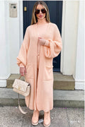 Balloon Long Cardigan